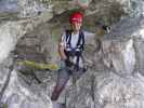 Währinger Steig: Daniela in der Grotte