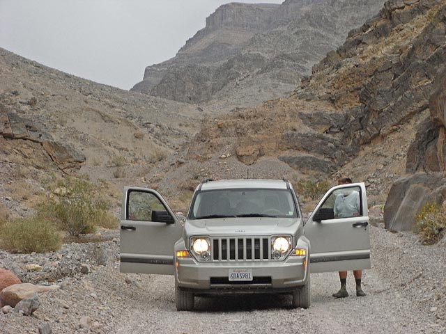 Papa am Titus Canyon Jeep Trail im Death Valley National Park (5. Mai)