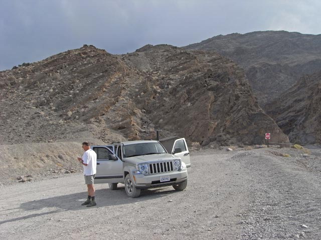 Papa am Titus Canyon Jeep Trail im Death Valley National Park (5. Mai)