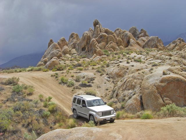 Movie Road in den Alabama Hills (5. Mai)