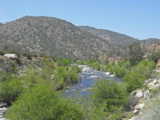 Kern River zwischen Kernville und Johnsondale (6. Mai)
