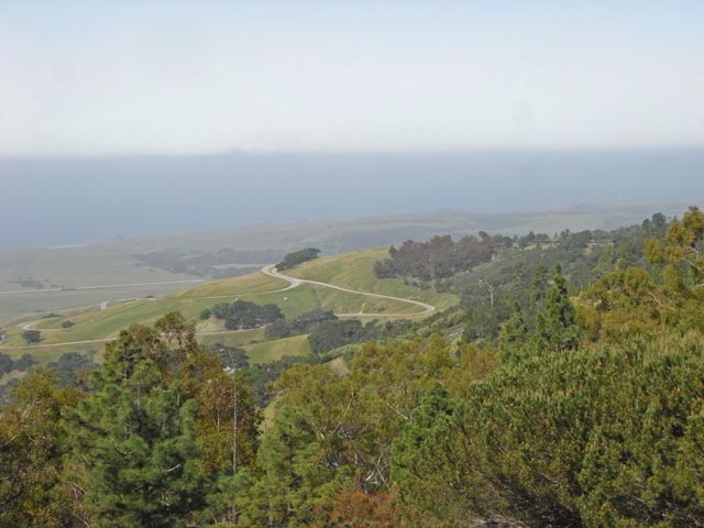 Pazifikküste vom Hearst Castle aus (8. Mai)