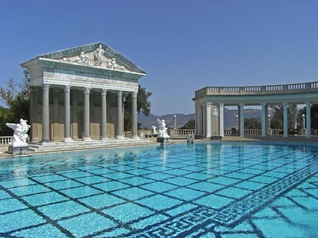 Neptune Pool des Hearst Castles (8. Mai)