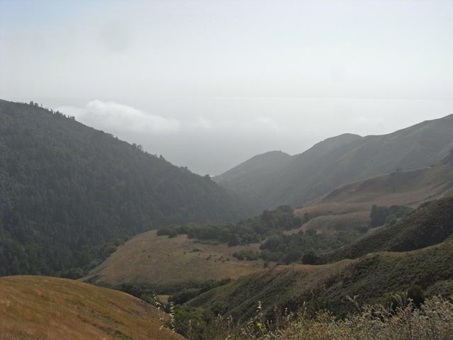 Pazifikküste von der Nacimiento Fergusson Road aus (8. Mai)