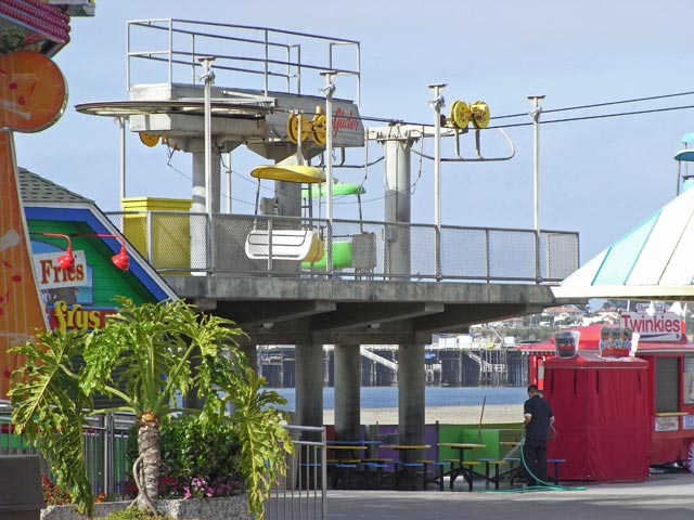 Sky Glider im Santa Cruz Beach Boardwalk (9. Mai)