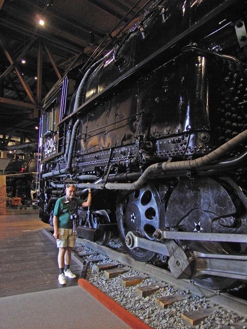 Papa im California State Railroad Museum Sacramento (9. Mai)