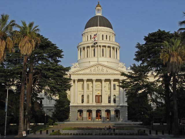 Capitol von Kalifornien in Sacramento (9. Mai)