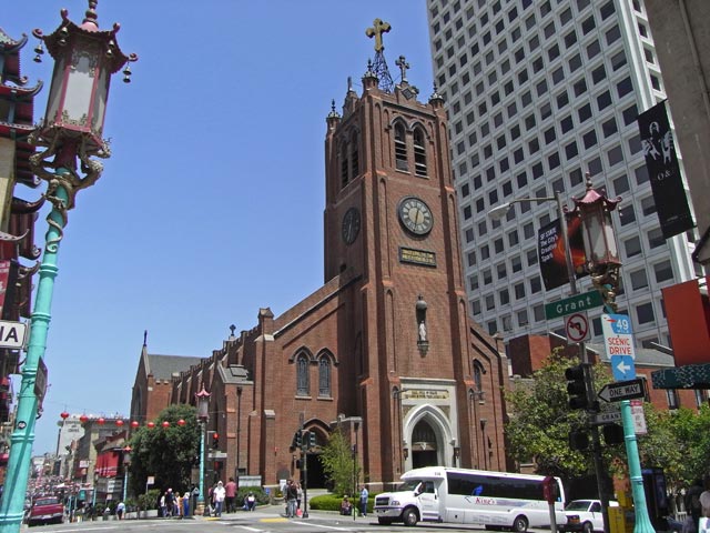 Old Saint Mary's Cathedral in San Francisco (10. Mai)