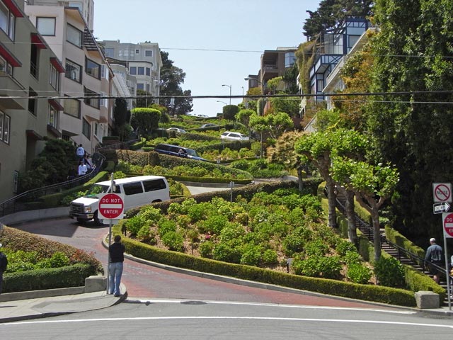 Lombard Street in San Francisco (10. Mai)