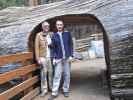 Papa und ich im Giant Forest im Sequoia National Park (7. Mai)