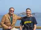 Papa und ich im Hafen von San Francisco (10. Mai)