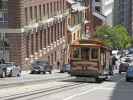 Cable Car in der California Street in San Francisco (10. Mai)