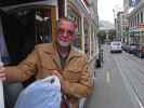 Papa in einer Cable Car in San Francisco (10. Mai)