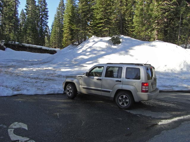 Abzweigung zum Poker Flat Jeep Trail von der Quincy La Porte Road (13. Mai)