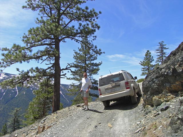 Papa am Sierra Buttes Jeep Trail (13. Mai)