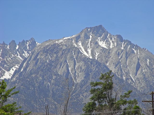 Sierra Nevada von Lone Pine aus (15. Mai)