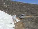 Papa am Coyote Flat Jeep Trail im Inyo National Forest (15. Mai)