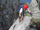 Traunsee-Klettersteig: Irene und Daniela (25. Mai)