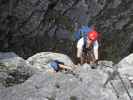 Traunsee-Klettersteig: Irene und Daniela (25. Mai)