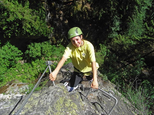 Zimmereben-Klettersteig: Ausstiegspfeiler