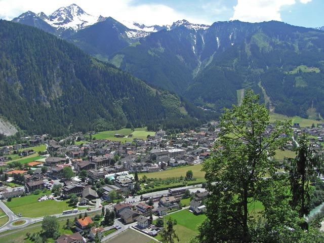 Mayrhofen vom Huterlaner-Klettersteig aus