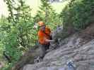 Huterlaner-Klettersteig: Axel nach dem 'G-Spanner'