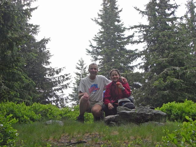 Ich und Irene am Tratenkogel, 1.565 m