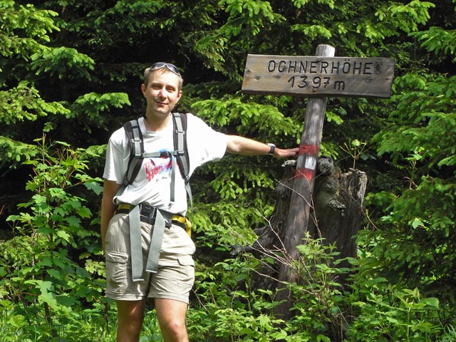 Ich auf der Ochnerhöhe, 1.403 m