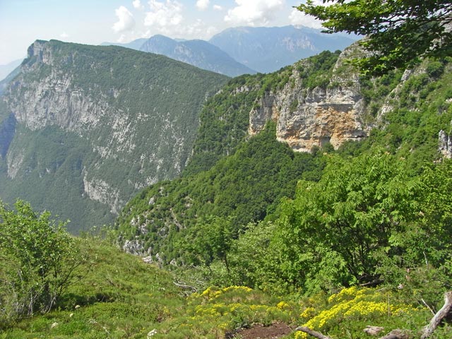 Granzoline von der Via Ferrata Che Guevara aus