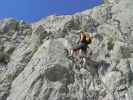 Via Ferrata Che Guevara: Axel im unteren Teil