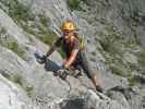 Via Ferrata Che Guevara: Axel im unteren Teil