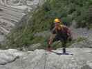 Via Ferrata Che Guevara: Axel im Hauptteil