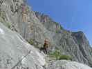 Via Ferrata Che Guevara: Axel im Hauptteil