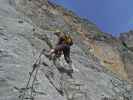 Via Ferrata Che Guevara: Axel im Hauptteil