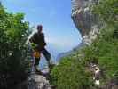 Via Ferrata Che Guevara: Axel nach dem Steigbuch