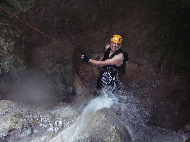 Axel im Torrente Baes