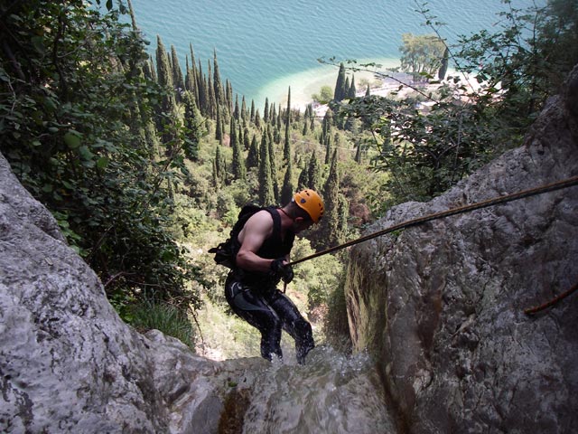 Axel im Torrente Baes