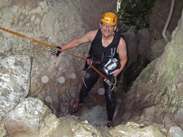 Axel im Torrente Baes