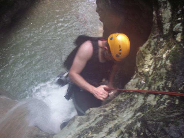 Axel im Johanna-Canyon