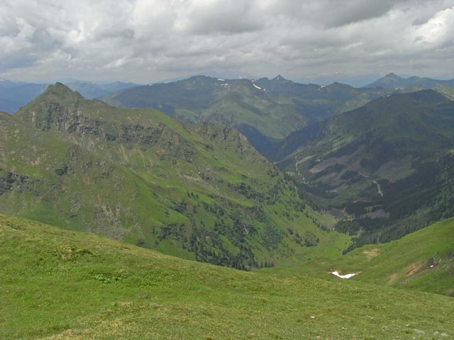 Wasserfallkar vom Schönfeldspitz aus (28. Juni)