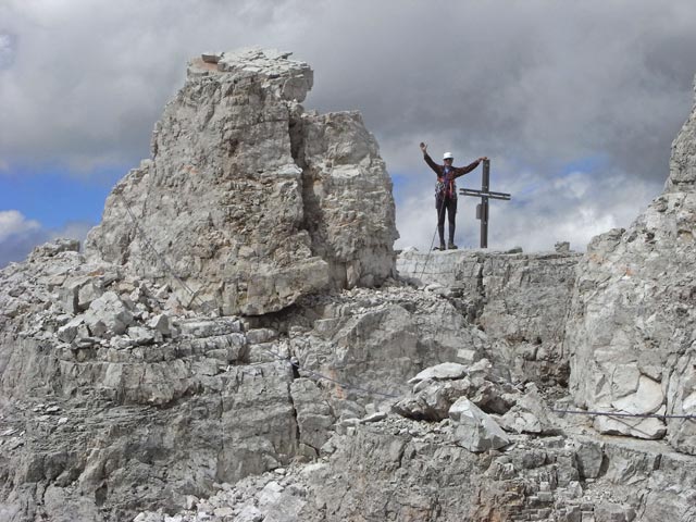 Josef auf der Westlichen Zinne, 2.973 m (9. Juli)