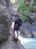 Galitzenklamm-Klettersteig: Erich im Einstieg (5. Juli)