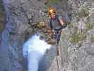 Galitzenklamm-Klettersteig: Erich vor dem zweiten Notausstieg (5. Juli)