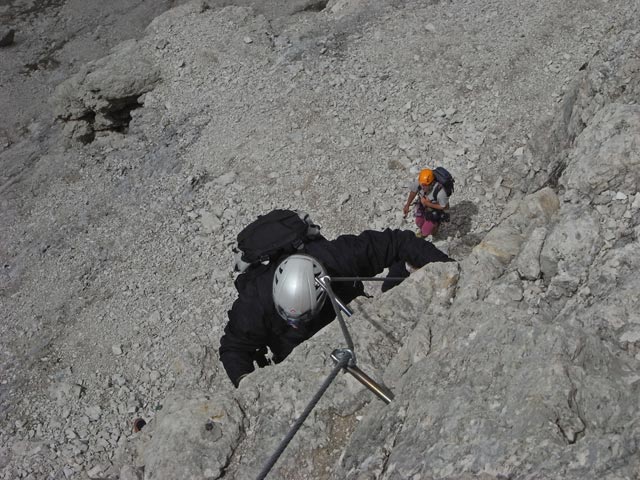 Via Ferrata Giovanni Lipella: Erich und Andreas