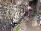 Via Ferrata Giovanni Lipella: Erich und Andreas nach dem Einstieg