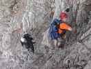 Via Ferrata Giovanni Lipella: Erich und Daniela nach der Gallerie del Castelletto