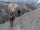 Andreas und Erich zwischen Via Ferrata Giovanni Lipella und Tofana di Rozes