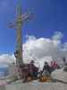 Andreas, Erich und Daniela auf der Tofana di Rozes, 3.225 m