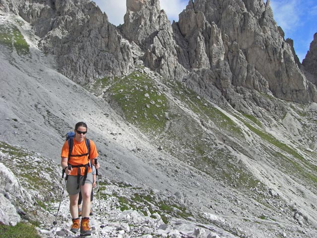 Daniela im Vallon Popera (21. Juli)