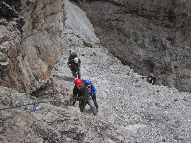 Via Ferrata Zandonella: Daniela und Irene (21. Juli)